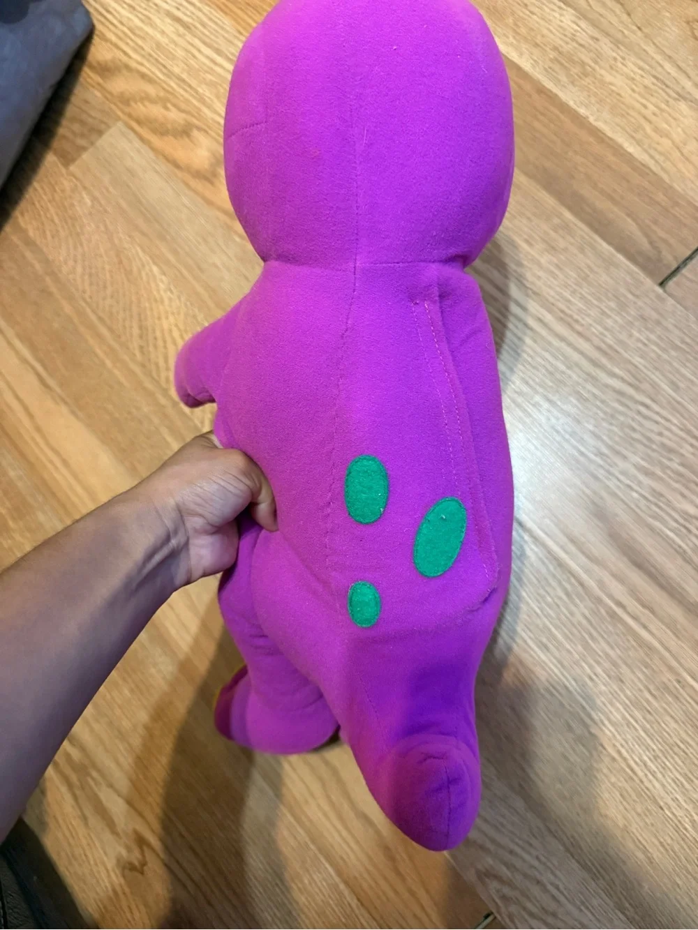 Vintage 1992 Barney the dinosaur plush
